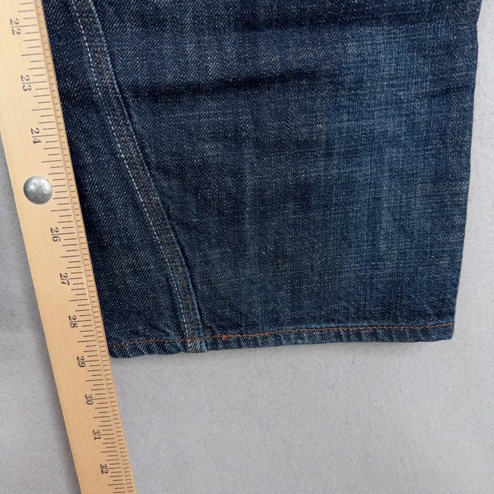Levis Jeans Mens 38x30 Blue Slim Straight 514 Flap Pocket Denim Workwear Casual